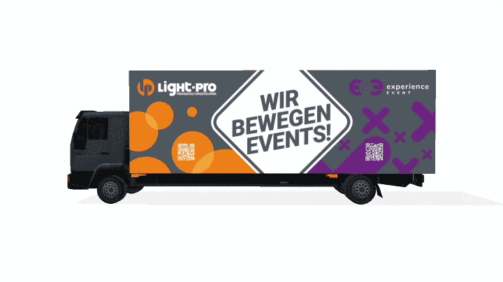 Light·Pro ✕ Experience Event LKW-Gestaltung
