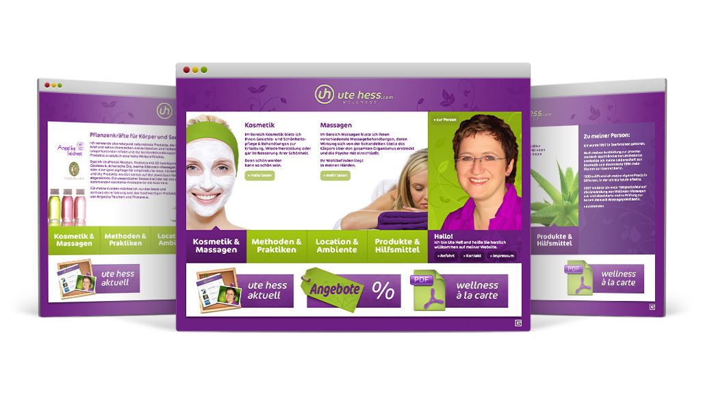 Ute Heß Website